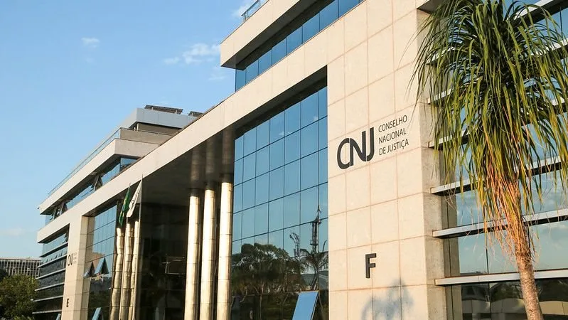 Fachada do prédio do CNJ.