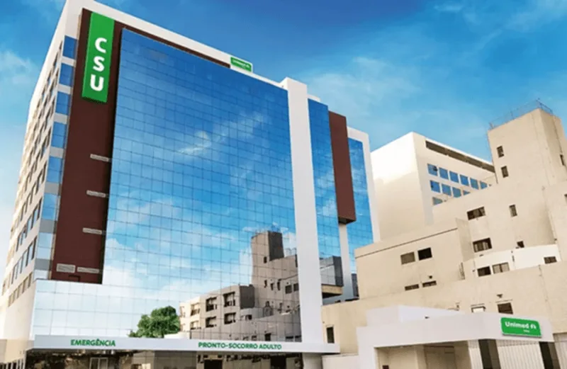 Fachada do Hospital Rio Grande em Natal, referência em atendimentos de alta complexidade.