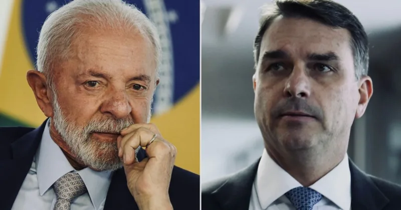 Gráfico representativo das intenções de voto para a eleição presidencial de 2026.