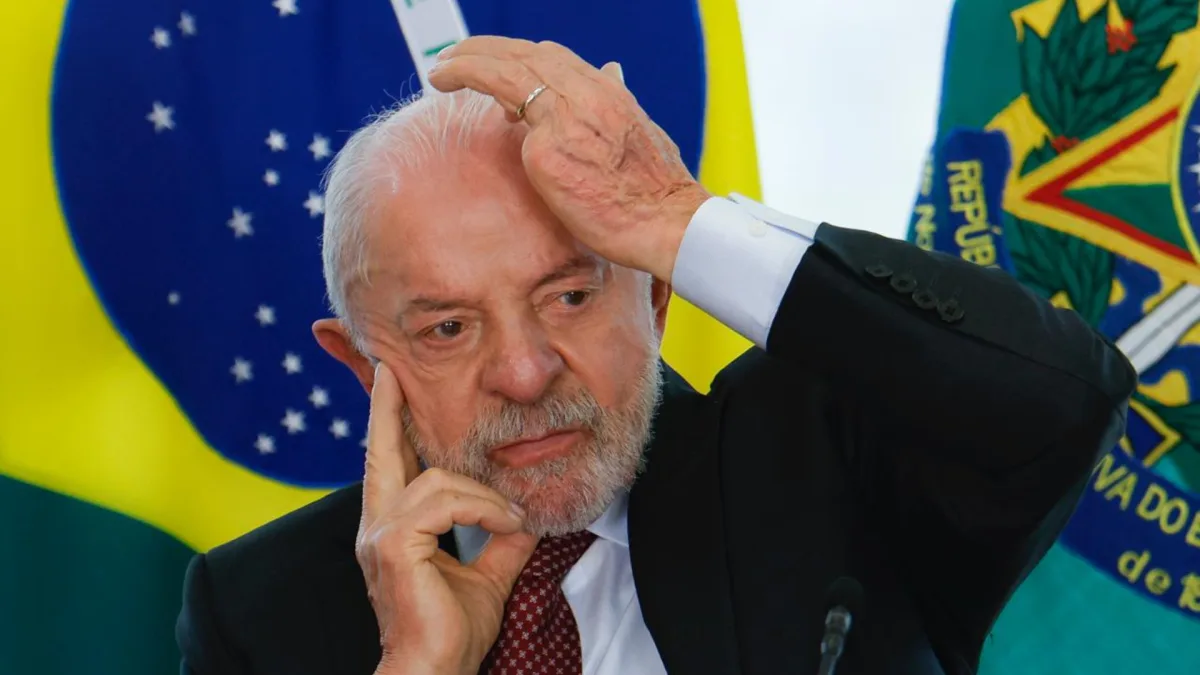 Luiz Inácio Lula da Silva em evento oficial do Governo.