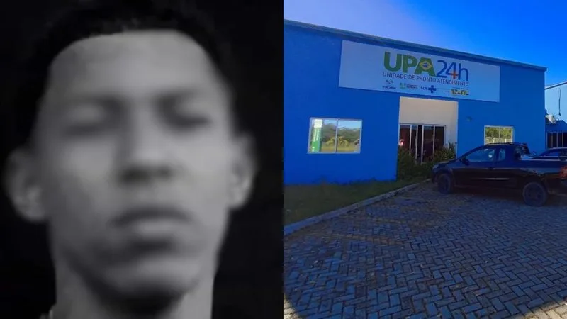 Fachada da UPA em Macaíba.
