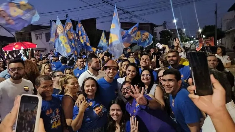 Allyson Bezerra em caminhada política na região Oeste do Rio Grande do Norte.