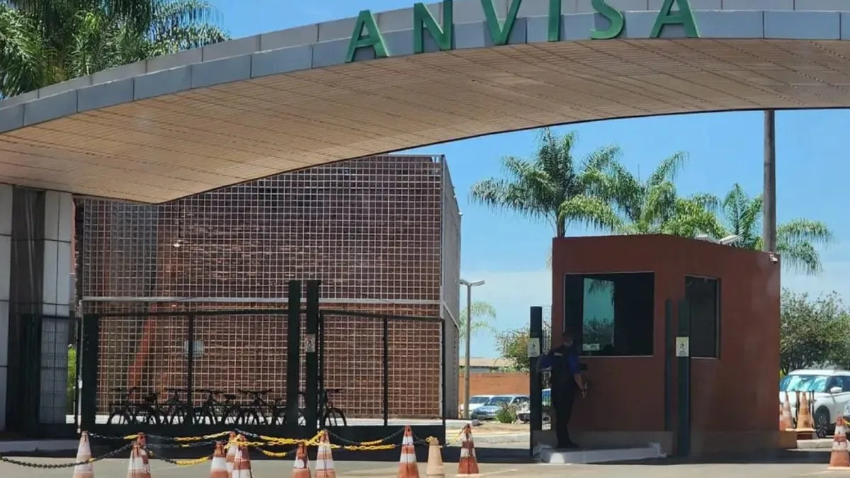 Fachada do edifício da Anvisa.