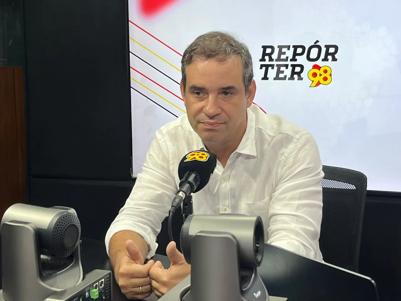 Governador eleito Cadu Xavier durante agenda pública.