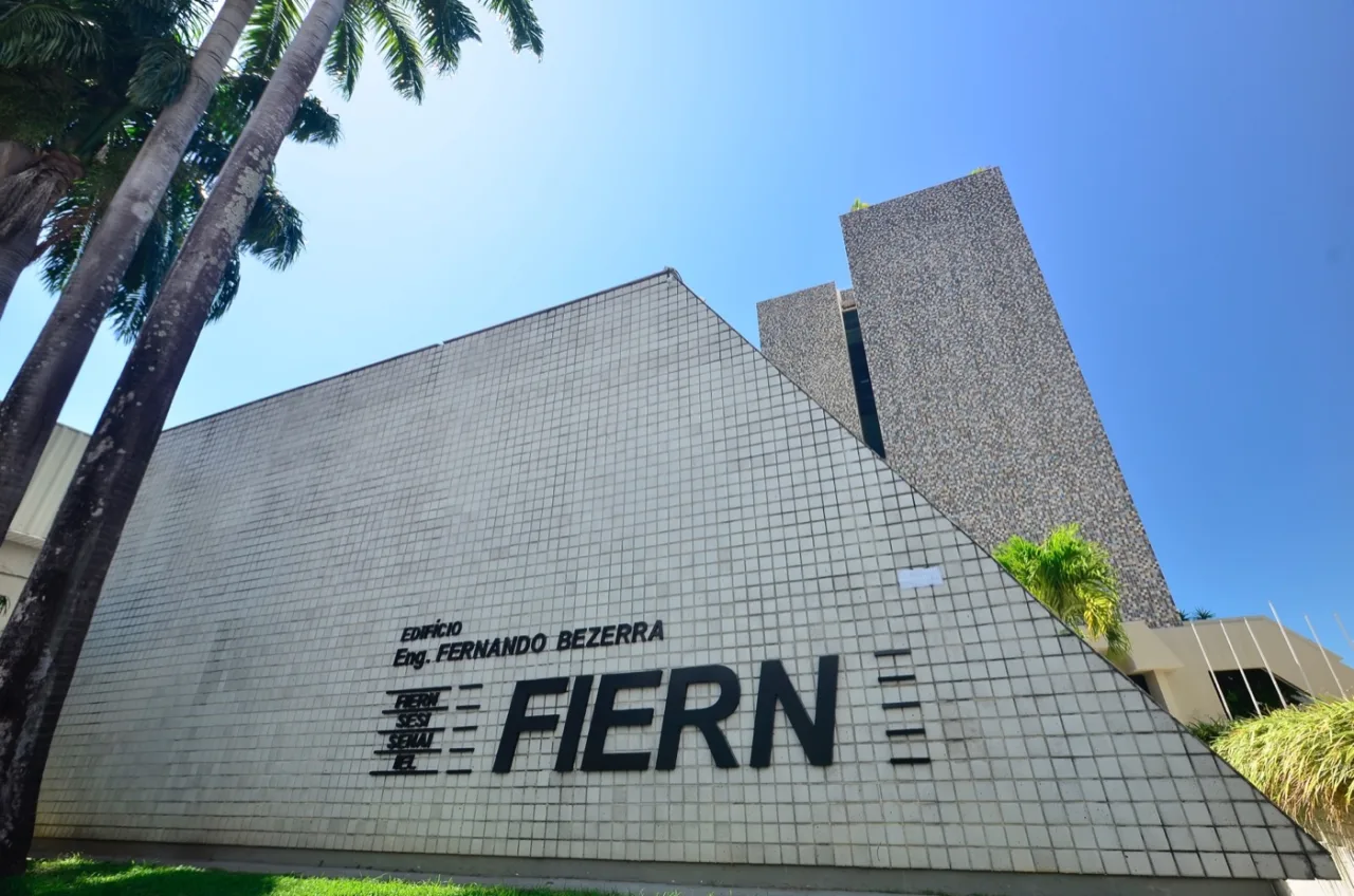 Fachada da sede da FIERN em Natal, Rio Grande do Norte