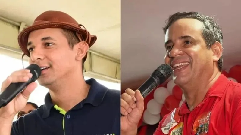 Candidatos ao Governo do RN em movimentação de campanha eleitoral.