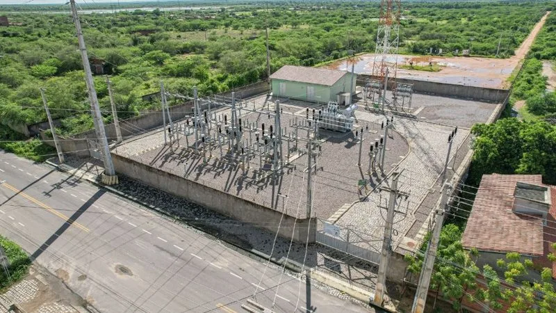 Equipamentos de subestação da Neoenergia Cosern no Rio Grande do Norte.