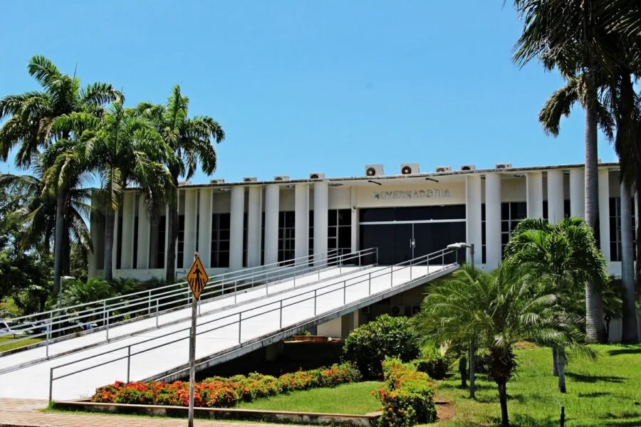 Fachada do prédio da Governadoria do Rio Grande do Norte.