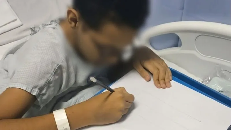 Fachada do Hospital Infantil Varela Santiago em Natal.