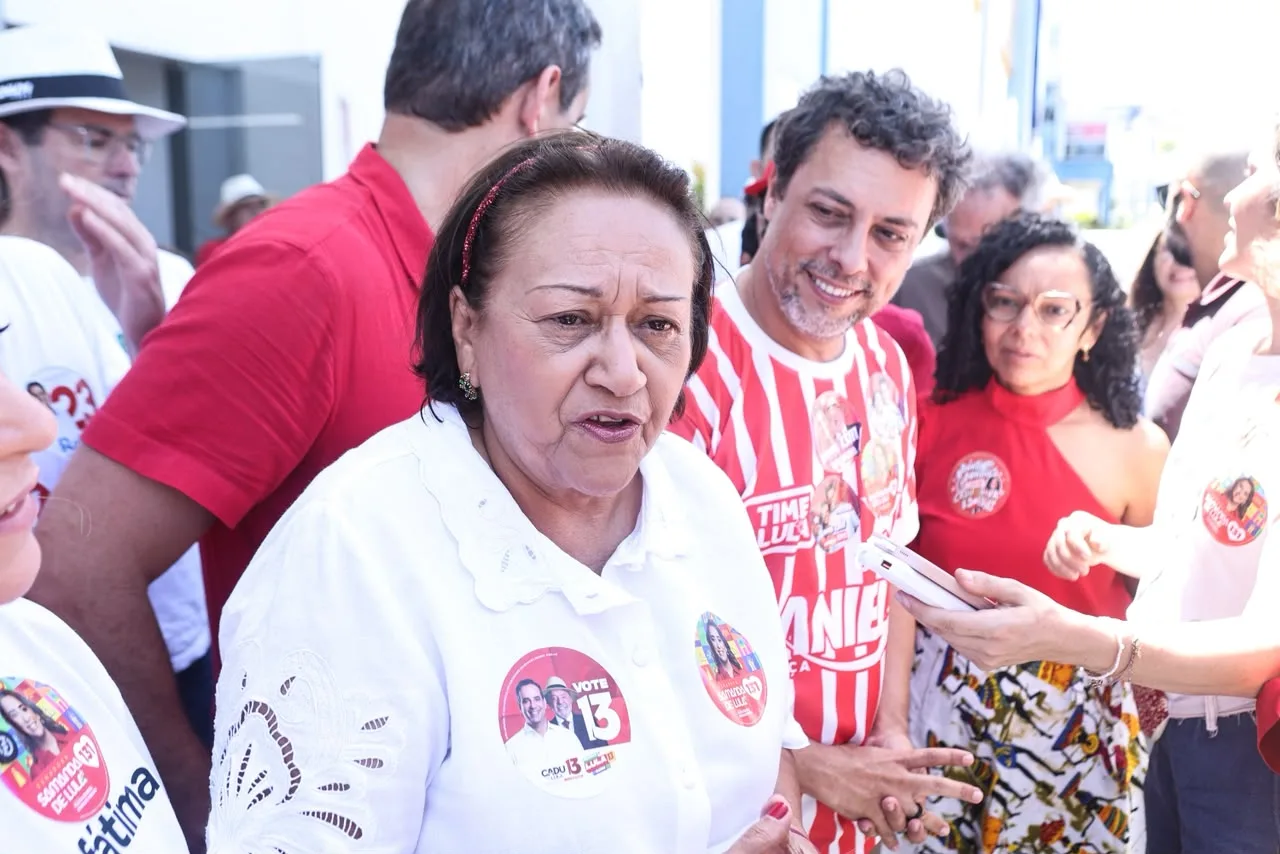 Governadora Fátima Bezerra em evento público
