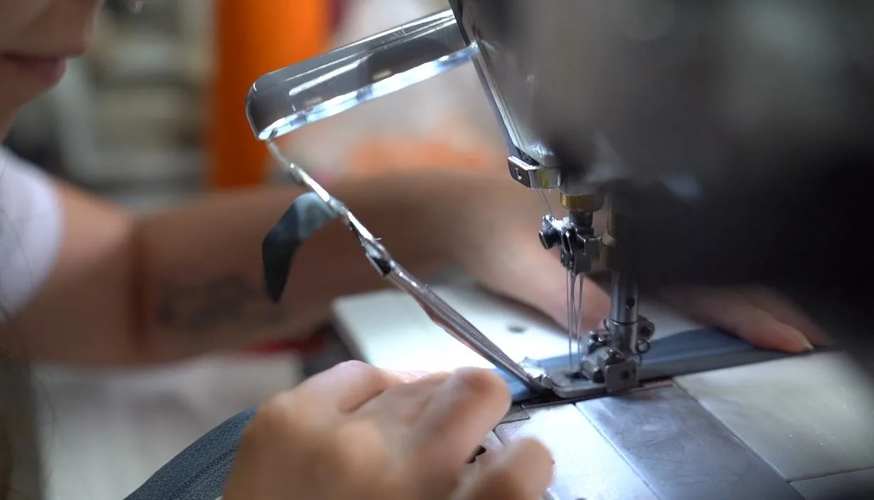 Linha de produção têxtil em operação no RN.