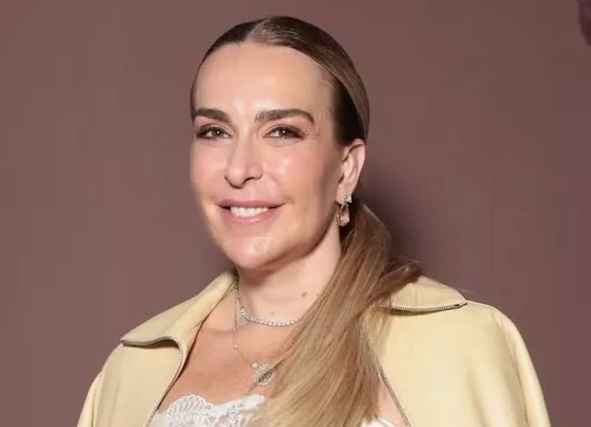 Roberta Luchsinger, lobista envolvida em investigações, durante entrevista.