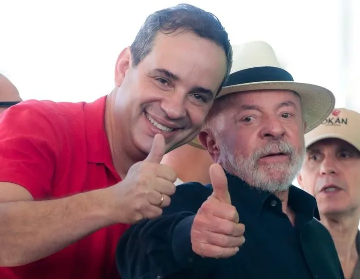 Presidente Luiz Inácio Lula da Silva durante ato político no Rio Grande do Norte.