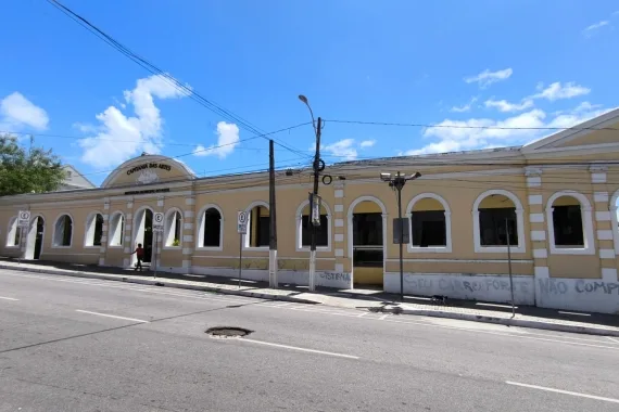 Fachada institucional da Secretaria Municipal de Cultura de Natal.
