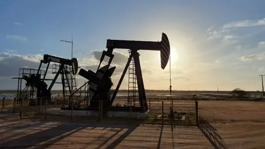 Poço de exploração de petróleo e gás no Rio Grande do Norte.