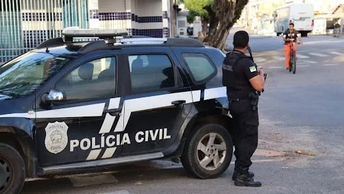 Equipes da Polícia Civil do Rio Grande do Norte em ação na Operação Alma Lavada.