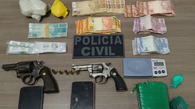 Agentes da Polícia Civil em ação no Rio Grande do Norte.