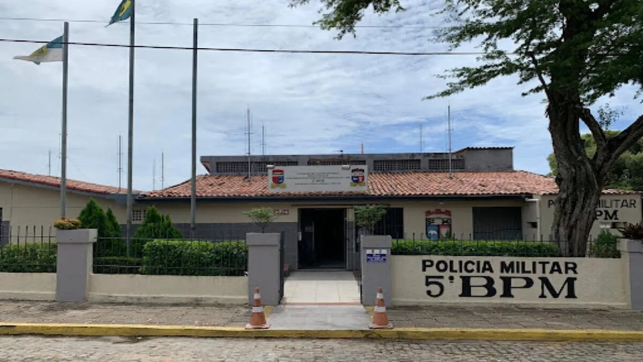 Fachada de unidade da Polícia Militar do Rio Grande do Norte