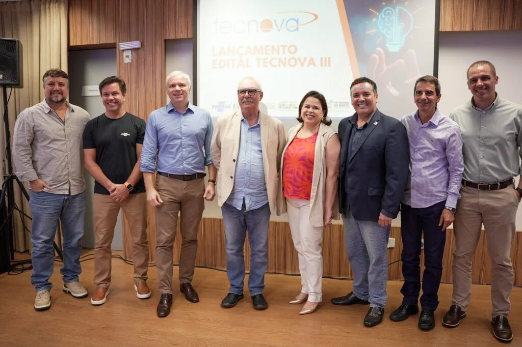 Painel do programa Tecnova no Sebrae-RN