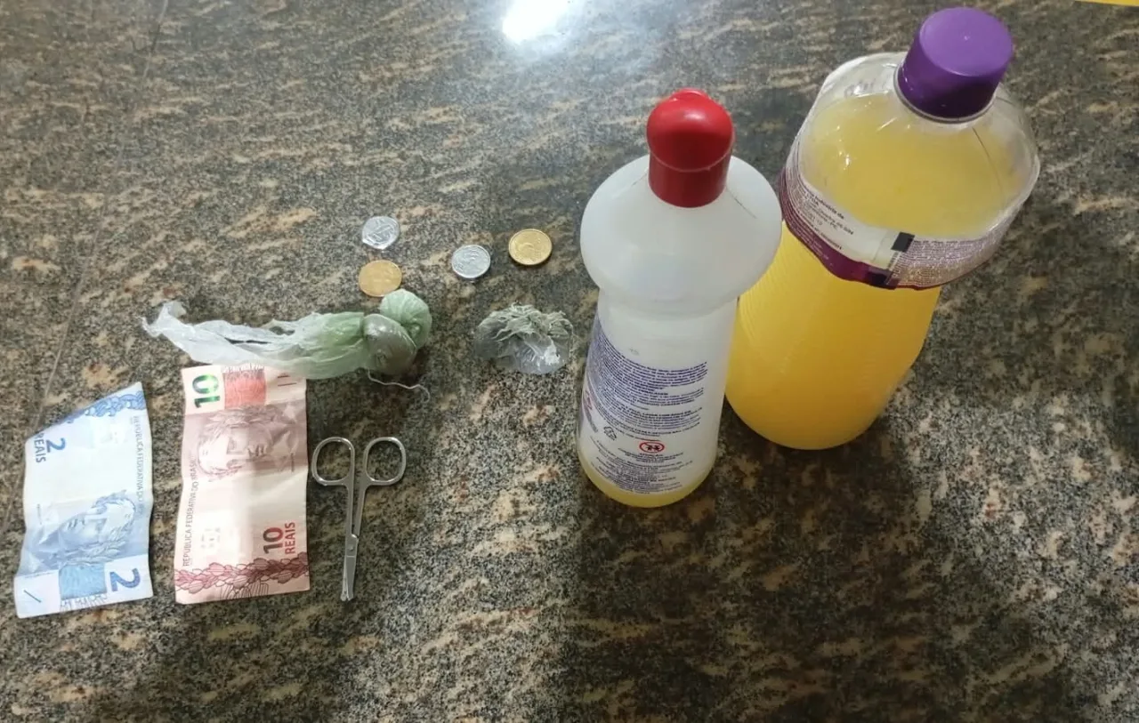 Material apreendido pela Polícia Militar em Ceará-Mirim.