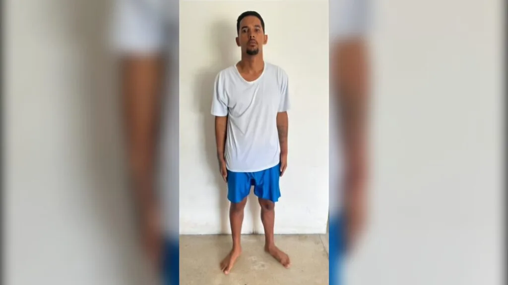 Homem detido pela Polícia Militar em Nova Cruz após fuga do sistema prisional
