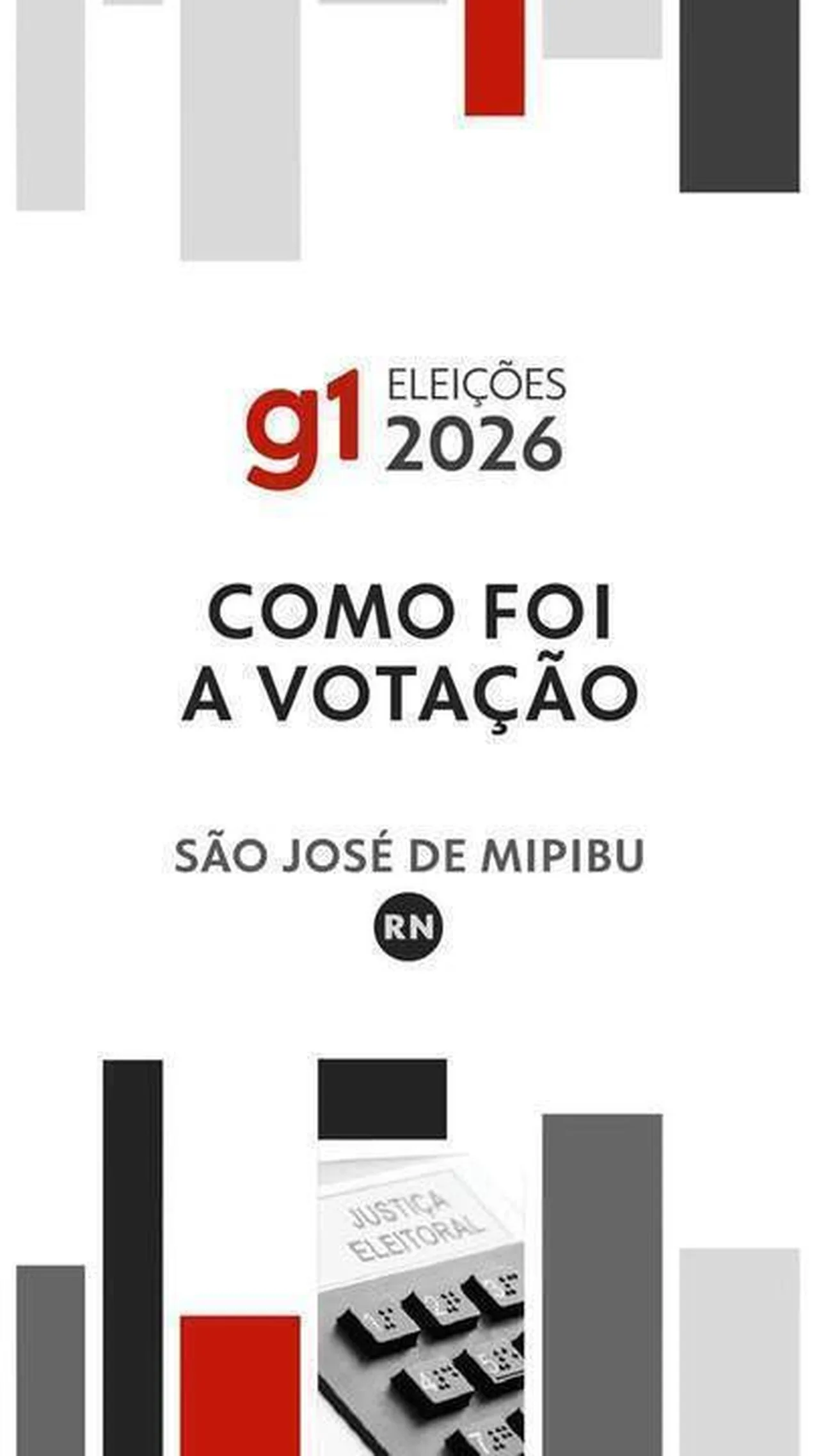 Urna eletrônica em destaque durante as Eleições 2026.