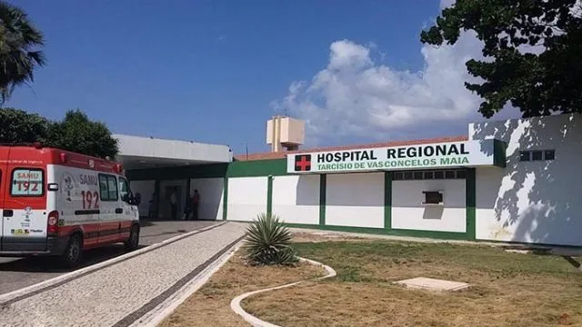 Fachada de unidade hospitalar no Rio Grande do Norte.