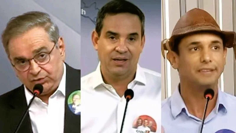 Carreata política pelas ruas de Natal durante o período eleitoral.