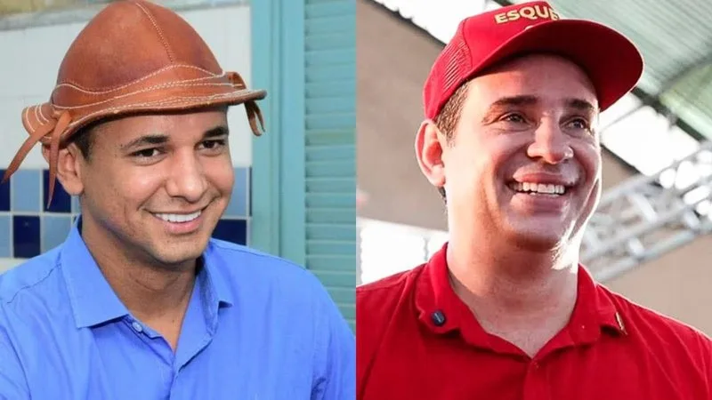 Candidatos ao governo do RN em ato de campanha eleitoral.