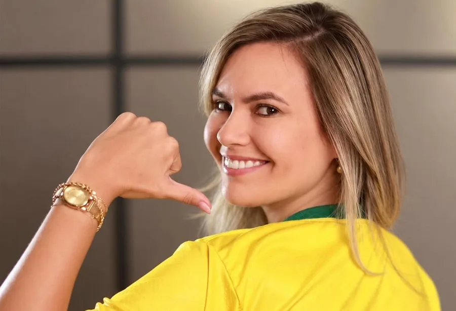 Joanna Guerra, vice-prefeita de Natal, em evento público oficial.