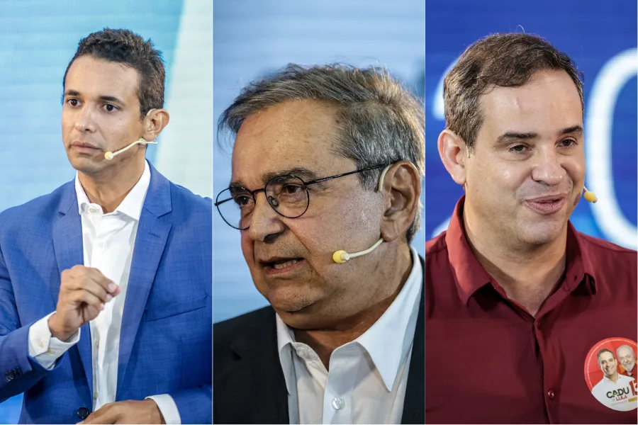 Gráfico de intenção de votos para o Governo do RN em 2026.